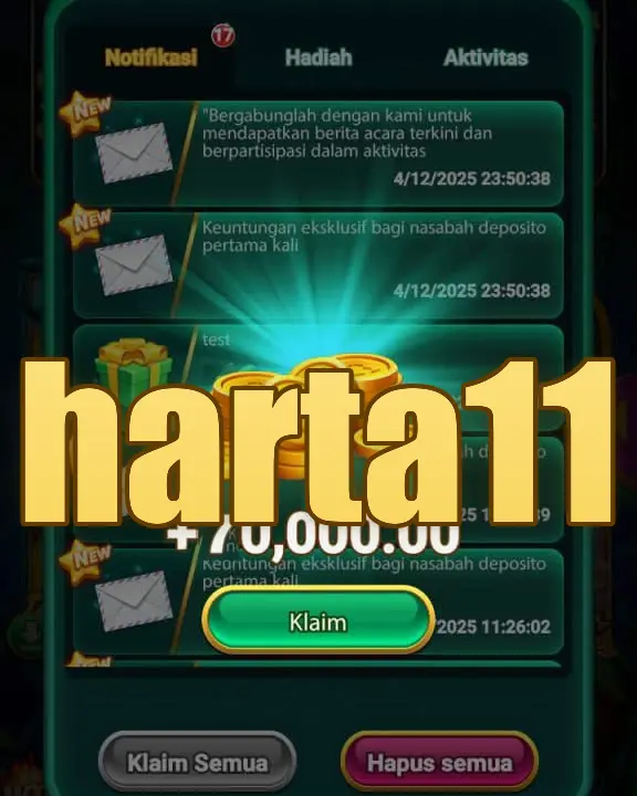 harta11 Masuk